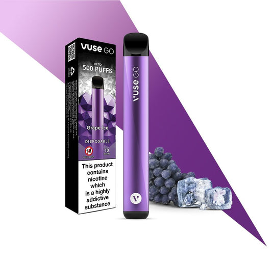 Vuse go disposable grape ice 20mg/mL disposable