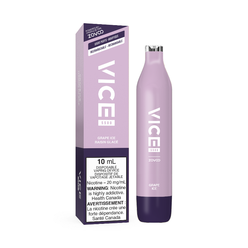 Vice 5500 grape ice 20mg/ml disposable