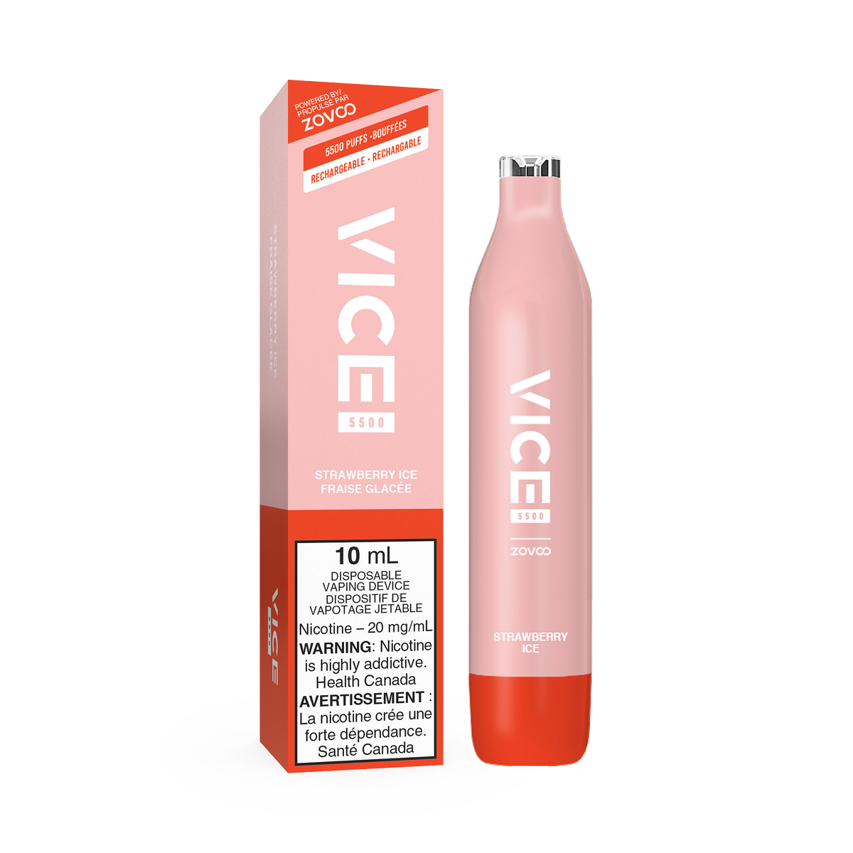 Vice 5500 strawberry ice 20mg/mL disposable