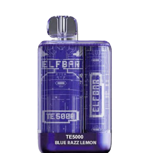 Elf Bar TE5000 Blue razz lemon disposable 20mg/mL disposable