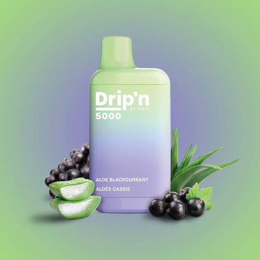 Drip’n 5000 Aloe blackcurrant 20mg/mL disposable