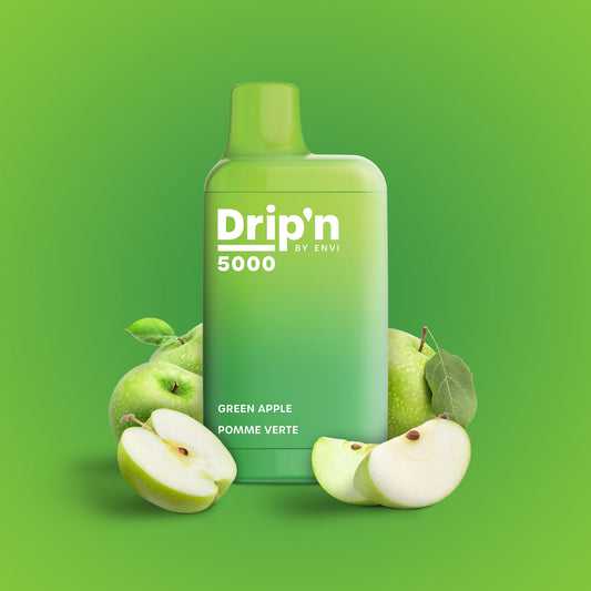 Drip’n 5000 Green apple 20mg/mL disposable