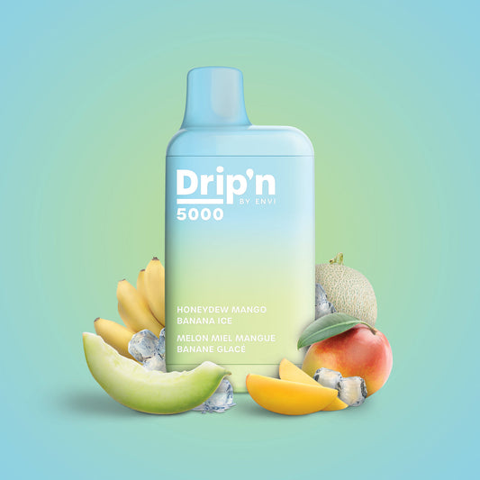 Drip’n 5000 Honeydew mango banana ice 20mg/mL disposable