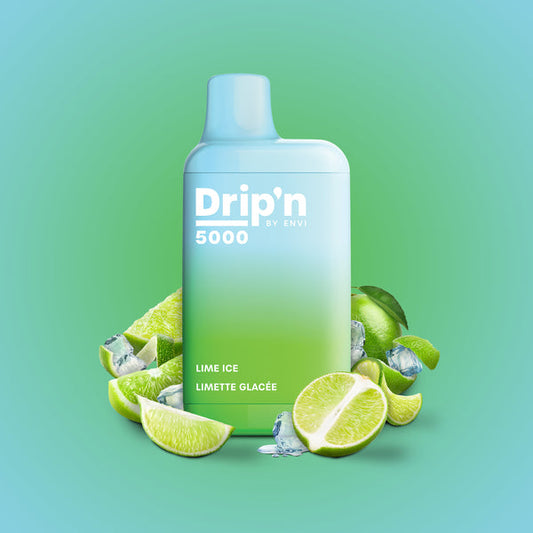 Drip’n 5000 Lime ice 20mg/mL disposable