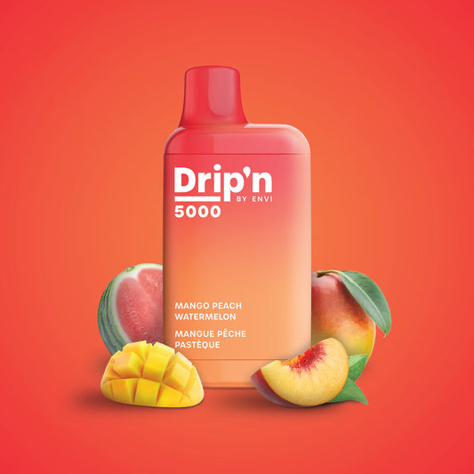 Drip’n 5000 Mango peach watermelon 20mg/mL disposable