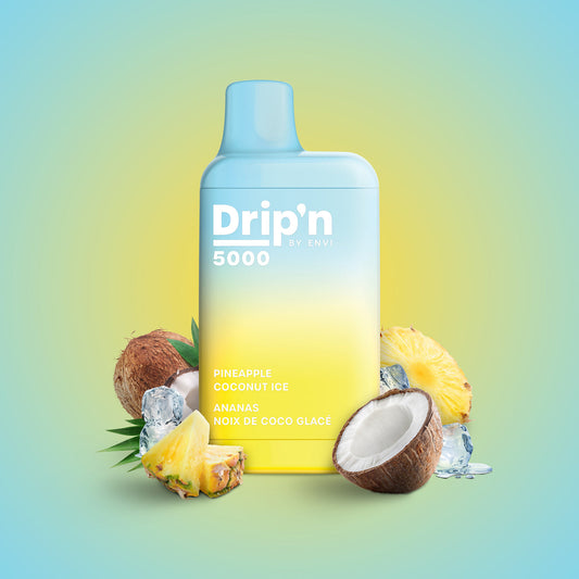 Drip’n 5000 Pineapple coconut ice 20mg/mL disposable