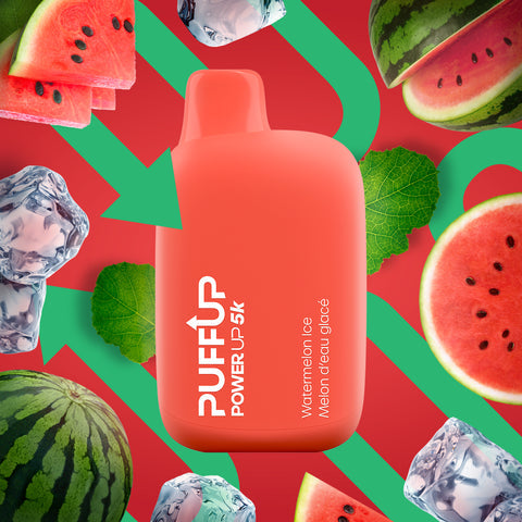 Puffup Power up 5k Watermelon Ice 20mg/mL disposable