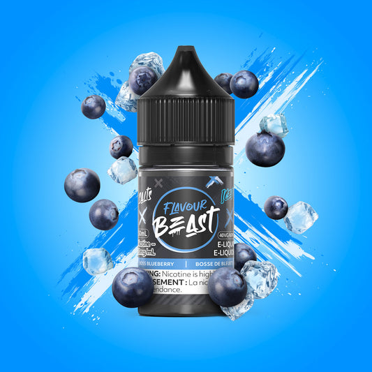 Flavour Beast e-liquid boss blueberry iced 20mg/mL 30mL( Provincial)