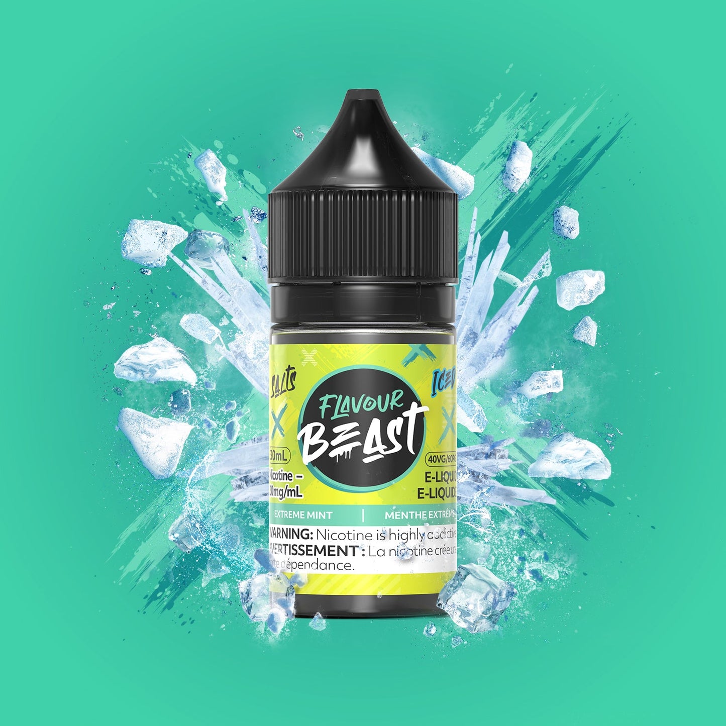 Flavour Beast e-liquid extreme mint 20mg/mL 30mL ( Provincial)