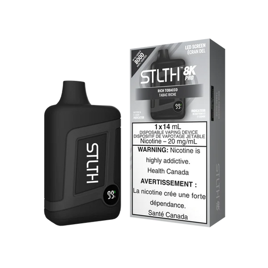 Stlth 8K Pro Rich Tobacco 20mg/ml disposable (provincial)