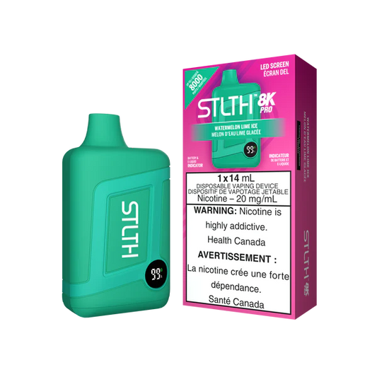 Stlth 8K Pro Watermelon lime Ice 20mg/ml disposable