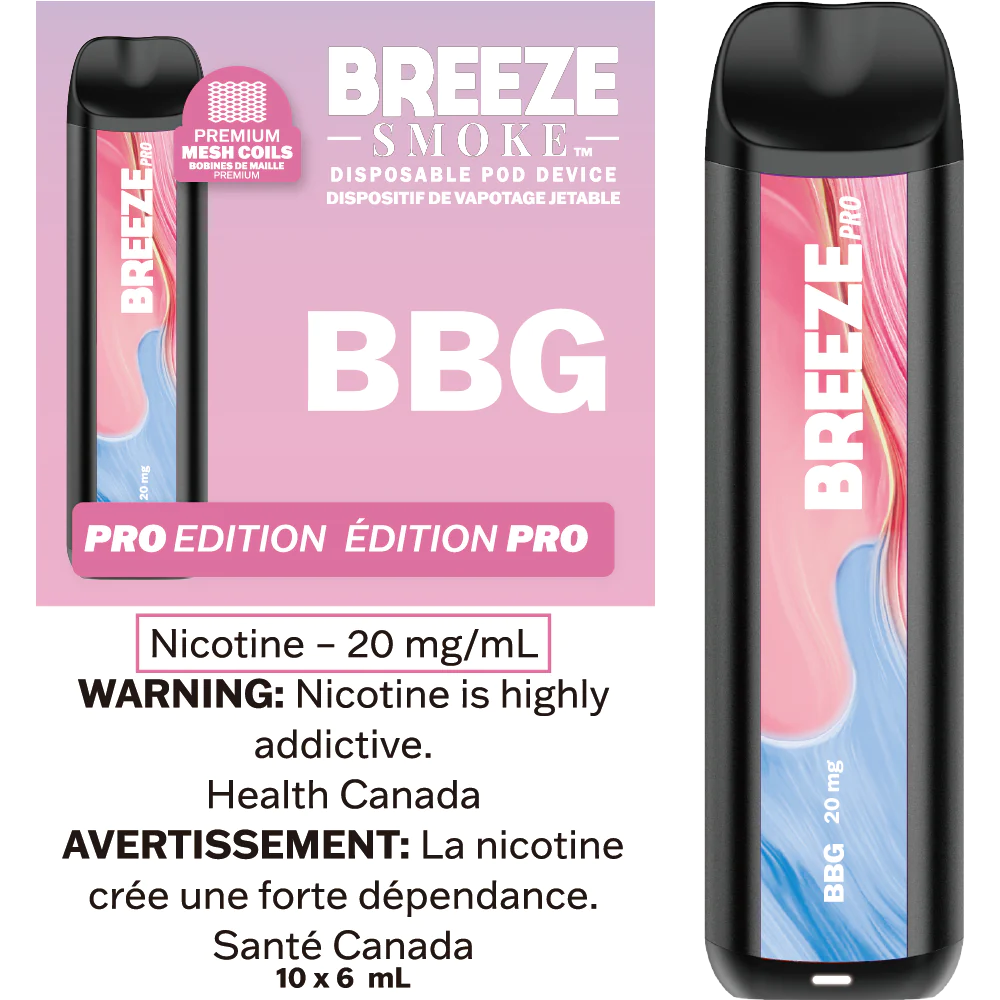 Breeze Pro Synthetic 50 2000 BBG 20mg/mL disposable