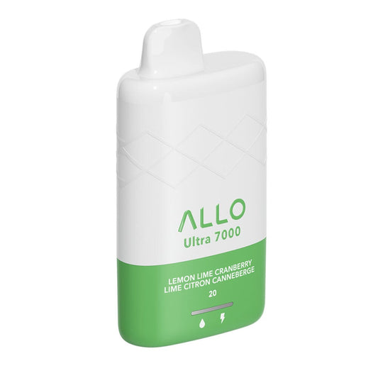 Allo Ultra 7000 Lemon lime cranberry 20mg/ml disposable