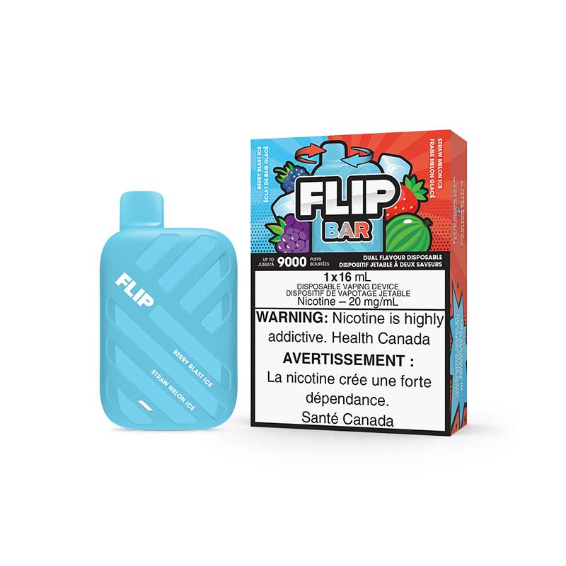 Flip Bar 9000 Berry Blast + Straw Melon Ice 20mg/mL disposable (provincial)