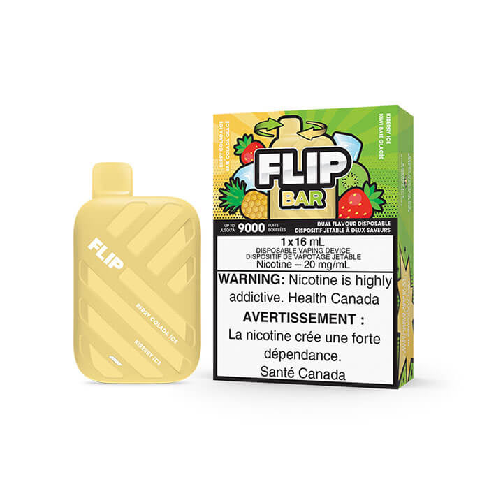 Flip Bar 9000 Berry Colada Ice+ Kiberry Ice 20mg/mL disposable (Provincial)