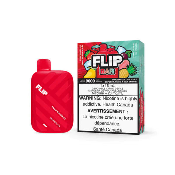 Flip Bar 9000 Straw Mango Ice + Tropical Ice 20mg/ml disposable (provincial)