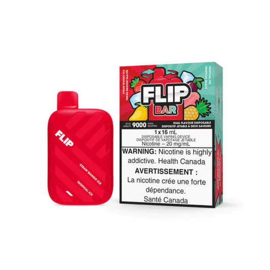 Flip Bar 9000 Straw Mango Ice + Tropical Ice 20mg/ml disposable