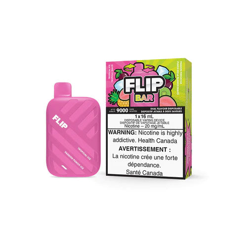 Flip Bar 9000 Tropical Ice + Passion Punch Ice 20mg/mL disposable (provincial)