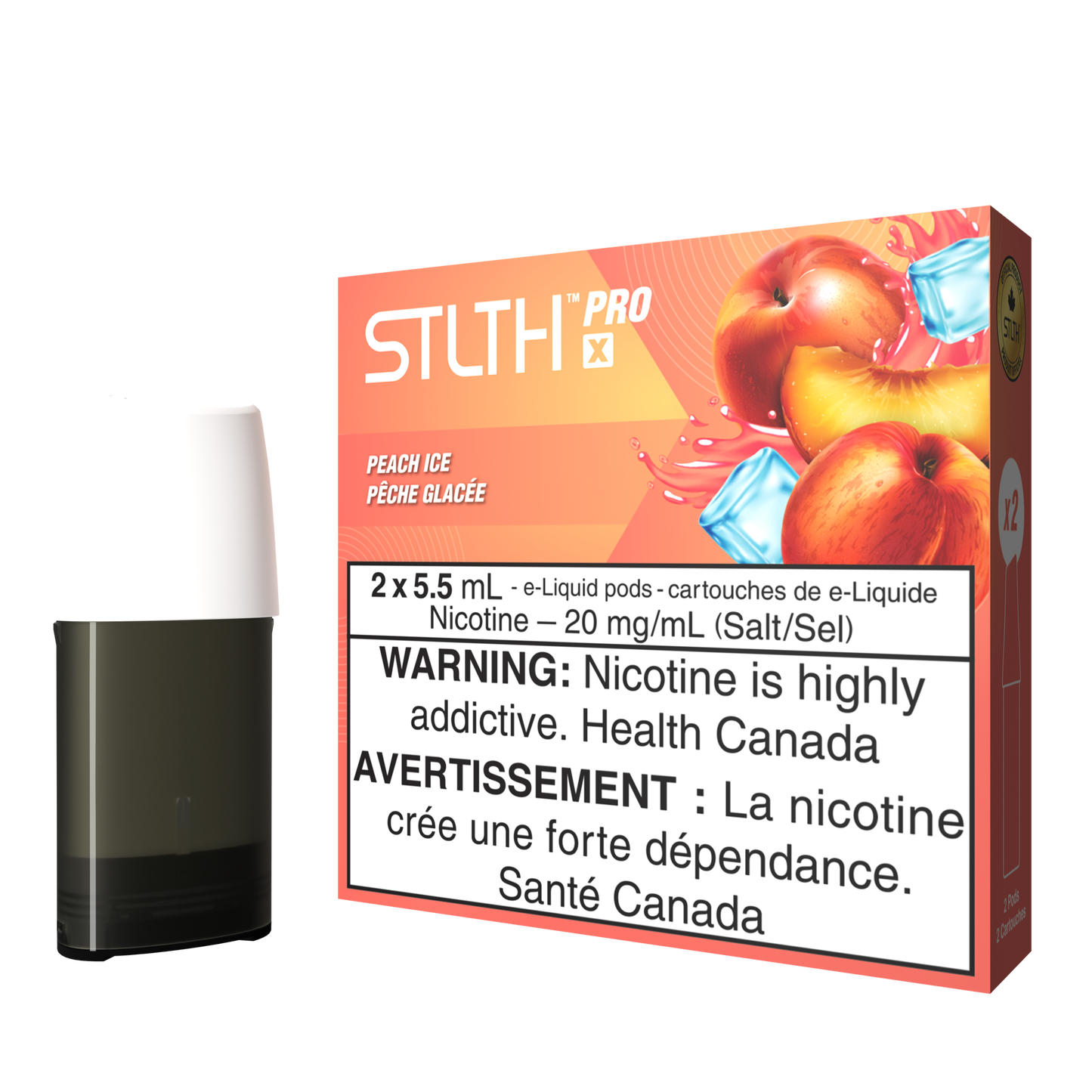 Stlth Pro X pods Peach Ice 20mg/ml