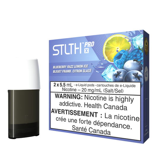 Stlth Pro X pods Blueberry Razz Lemon Ice 20mg/ml