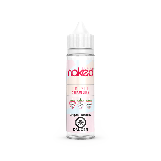 Naked 100 e-liquid Triple Strawberry 3mg/ml 60ml