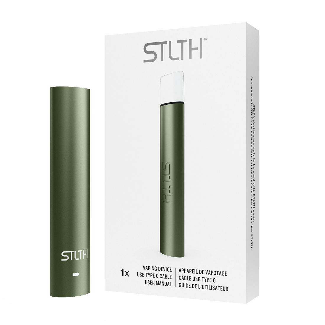 Stlth solo device green metal