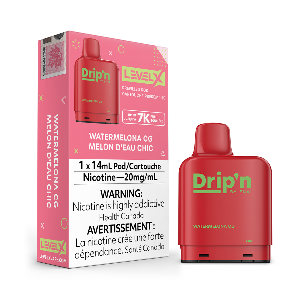 Drip’n LevelX Pod Watermelon CG 20mg/ml 14ml