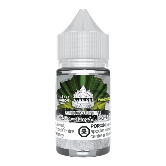 Illusions e-liquid 20mg/mL pandora banana guava coconut