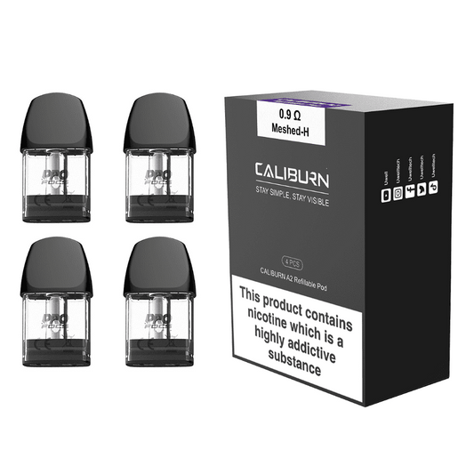 Caliburn A2 Replacement pods 0.9Ω 4 pack