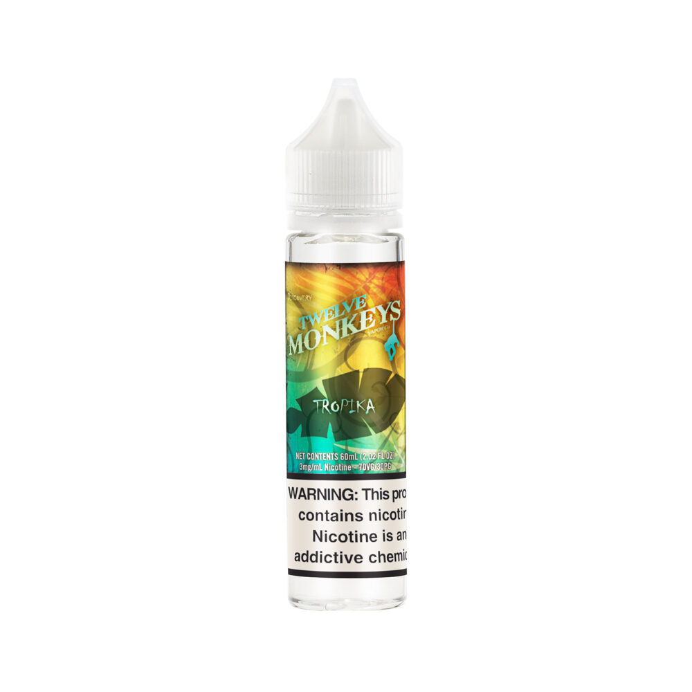 Twelve monkeys tropika lychee papaya passionfruit 6mg/mL 60ml