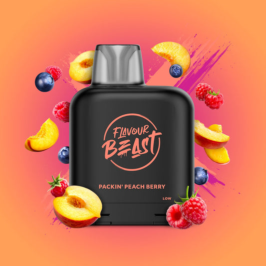 Flavour beast LevelX pod 7K Packin’ Peach Berry 20mg/ml