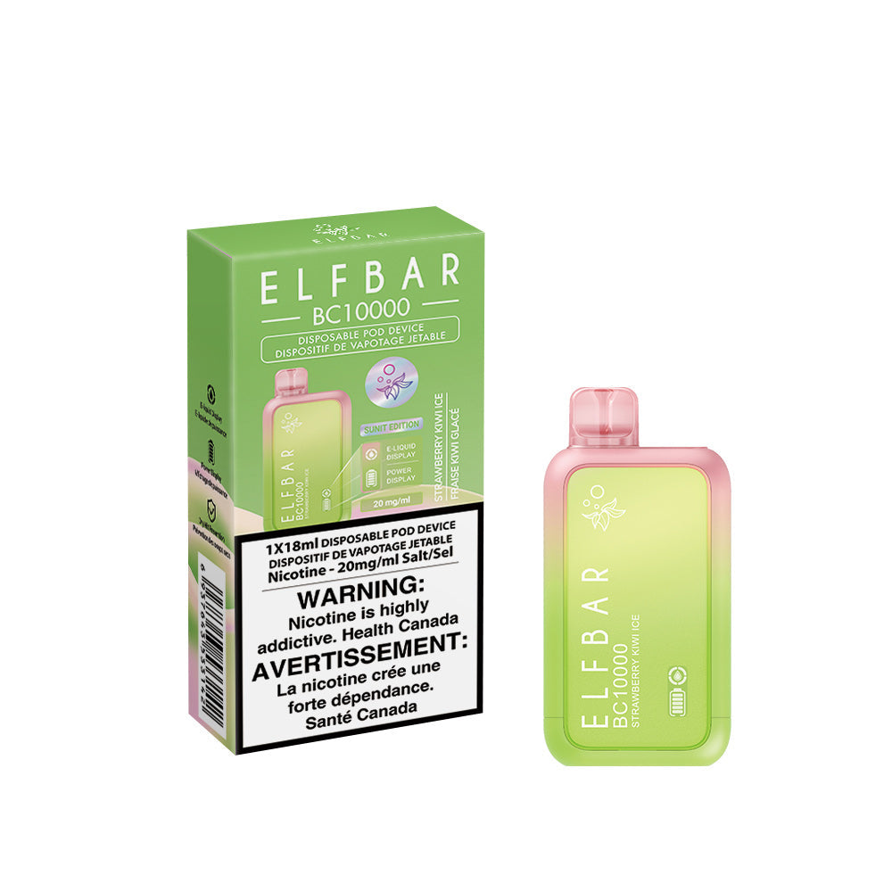 Elf bar BC10000 Strawberry kiwi Ice 20mg/mL disposable(Provincial)