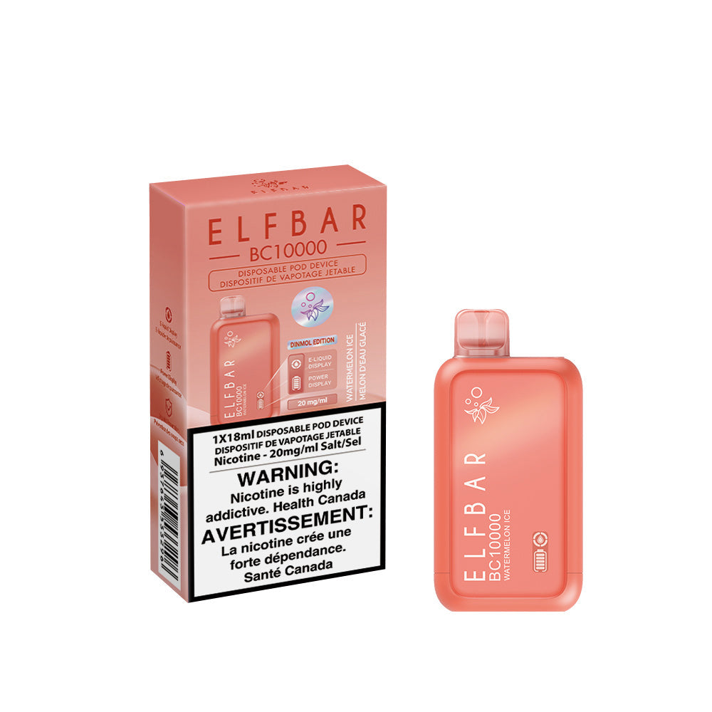 Elf bar BC10000 Watermelon ice 20mg/mL disposable (Provincial)