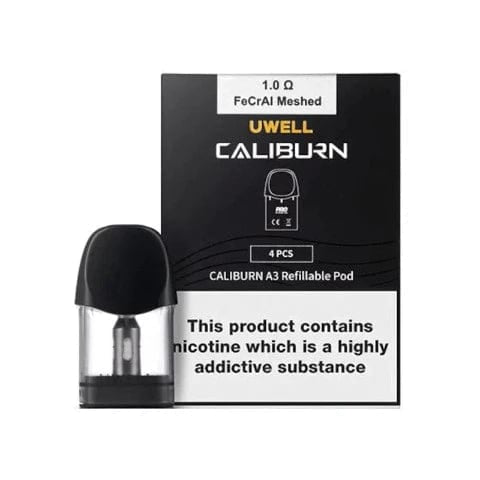 Caliburn A3 Replacement pods 0.8Ω 4 pack