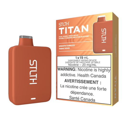 Stlth Titan 10K Smooth Tobacco 20mg/ml disposable