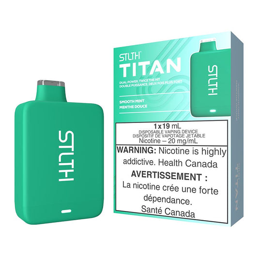 Stlth Titan 10K Smooth Mint 20mg/ml disposable