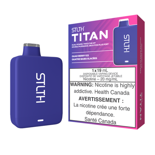 Stlth Titan 10K Quad Berry Ice 20mg/ml disposable