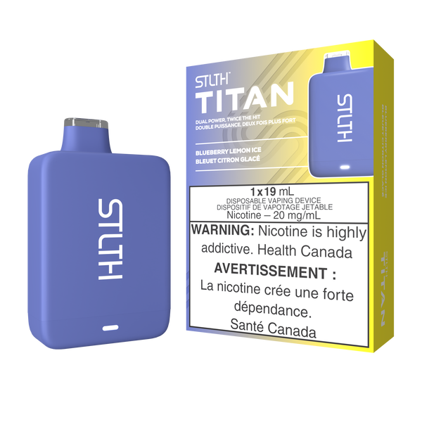 Stlth Titan 10K Blueberry lemon ice 20mg/mL disposable