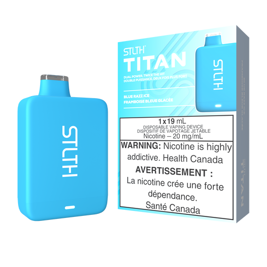Stlth Titan 10K Blue razz 20mg/mL disposable
