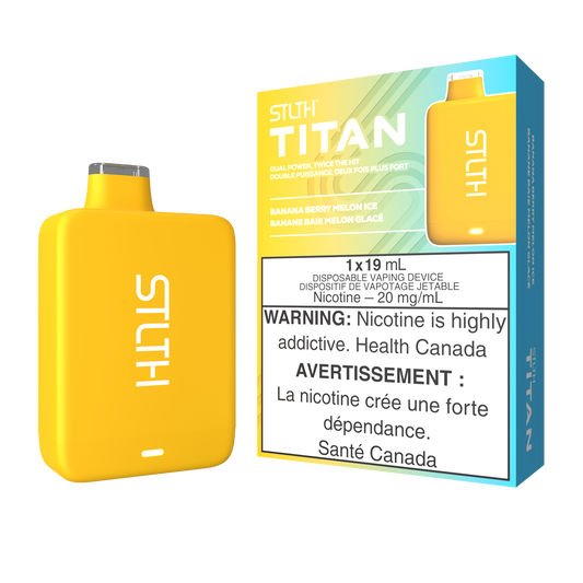 Stlth Titan 10K Banana berry melon 20mg/mL disposable
