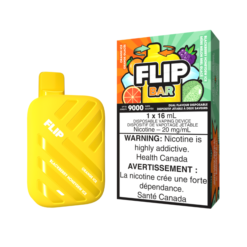 Flip Bar 9000 Orange Ice + Blackberry Honeydew Ice 20mg/mL disposable (Provincial)