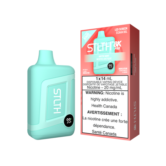 Stlth 8k Pro Arctic Mint 20mg/ml disposable