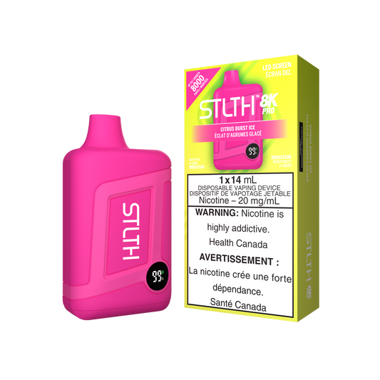 Stlth 8k Pro Citrus burst ice 20mg/ml disposable