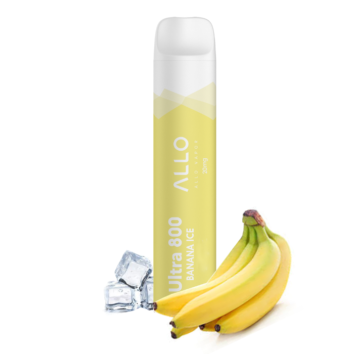 Allo Ultra 800 Banana Ice 20mg/mL Disposable