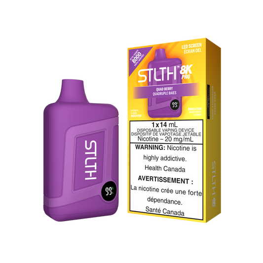 Stlth 8K Pro Quad Berry 20mg/ml Disposable (Provincial)