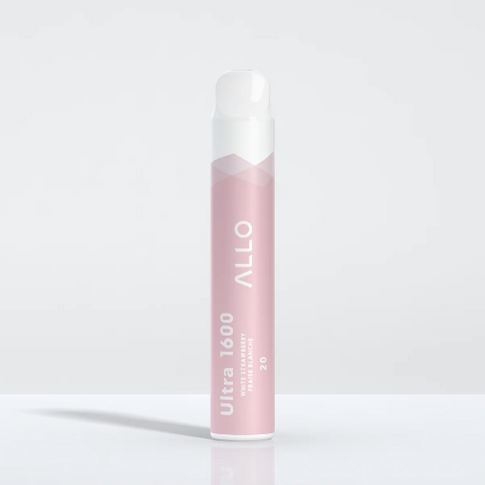 Allo ultra 1600 White strawberry 20mg/mL disposable (Provincial)