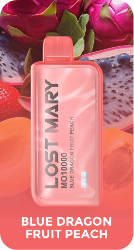Lost Mary MO10000 Blue dragon fruit peach 20mg/mL disposable