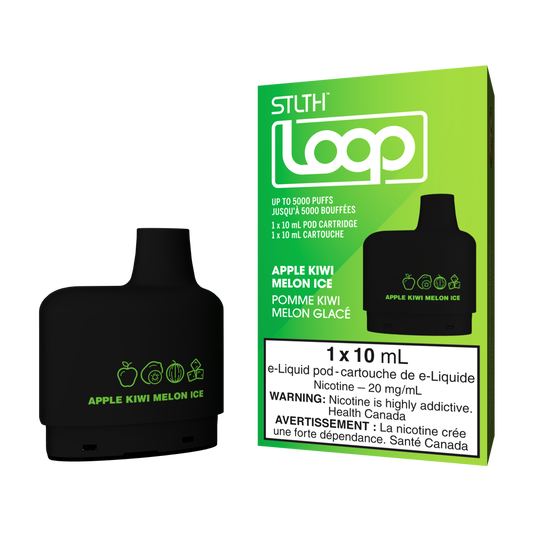 Stlth loop Pod Apple kiwi melon ice 20mg/ml 10ml