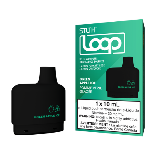 Stlth loop Pod Green apple  ice 20mg/ml 10ml