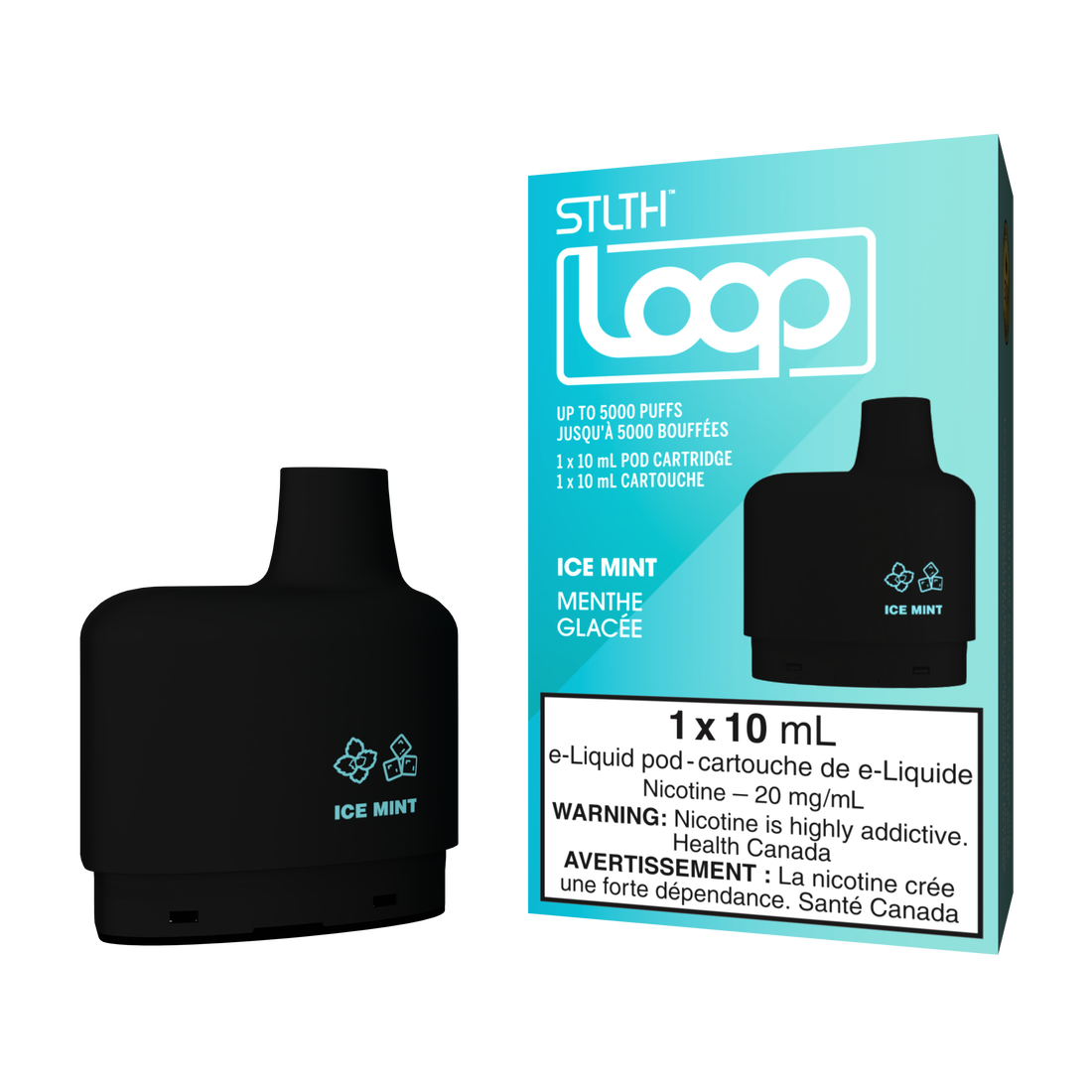 Stlth loop Pod Ice mint 20mg/ml 10ml